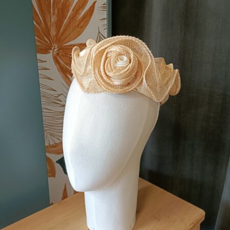 fleur de sisal bibi Made in Normandie Modiste