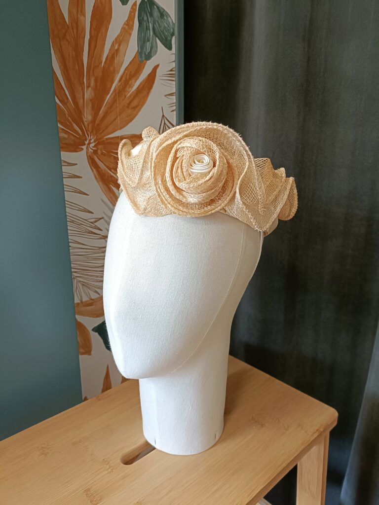 fleur de sisal bibi Made in Normandie Modiste